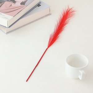 Duo Fu chine fournisseur mondial décoration <span class=keywords><strong>de</strong></span> mariage maison <span class=keywords><strong>fausse</strong></span> fleur artificielle vente en gros couleur <span class=keywords><strong>pampa</strong></span> roseaux fleur <span class=keywords><strong>herbe</strong></span> - Product Image 2