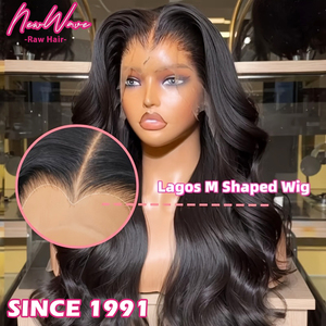 越南原发双层拉伸波浪蕾丝前额无胶假发原装豪华越南原发假发适合黑人女性 - Product Image 1