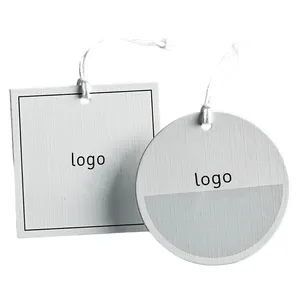 Melhor preço impressão personalizada logotipo vestuário tag impressão pendurar tag papel & impressão do cartão