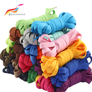 Commercio all'ingrosso Multi Colori di Poliestere Piatto Corda <span class=keywords><strong>8mm</strong></span> addensato Lacci Delle Scarpe Per Runner - Product Image 3