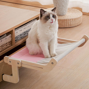 Adjustable Cat <b>Bed</b> Perch Hammock Lounge Seat for Sofa Chair Desk Armrest Indoor Use Pet <b>Nest</b> <b>Bed</b> Hanging Perch Shelf Hammock - Product Image 6