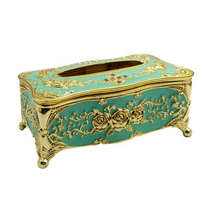 Hot Bán Châu Âu Khăn Giấy Hộp Hộ Gia Đình Khách Sạn Phòng Khách Sang Trọng Mô Hộp Với Hoa Hồng Mô Hình - Product Image 3