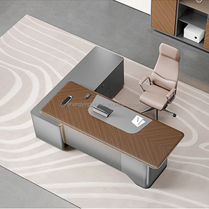 Mesa de Oficina de Madera de Lujo al Mejor Precio, Mesa de Computadora para CEO, Mesa para Presidente o Jefe - Product Image 2