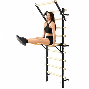 CZFIT บาร์โหนโครงไม้บีชแข็งแรงทนทาน ยี่ห้อ CZFIT ยิมพกพาสำหรับใช้ในบ้าน เป็นมิตรกับสิ่งแวดล้อม |   อุปกรณ์ออกกำลังกายส่วนบนลำตัวอเนกประสงค์ - Product Image 1