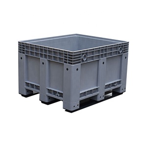 HDPE thay thế container lớn, xử lý xe nâng, hộp nhựa <span class=keywords><strong>Pallet</strong></span> <span class=keywords><strong>bin</strong></span> - Product Image 2