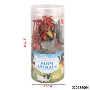 Jouets éducatifs pour enfants, <span class=keywords><strong>animaux</strong></span> <span class=keywords><strong>de</strong></span> <span class=keywords><strong>la</strong></span> <span class=keywords><strong>ferme</strong></span>, mini figurines d'<span class=keywords><strong>animaux</strong></span> <span class=keywords><strong>de</strong></span> <span class=keywords><strong>la</strong></span> <span class=keywords><strong>ferme</strong></span> assorties - Product Image 6