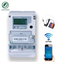 Compteur de puissance monophasé sans fil, prix d'usine, clavier Sts, prépaiement avec GPRS/RS485