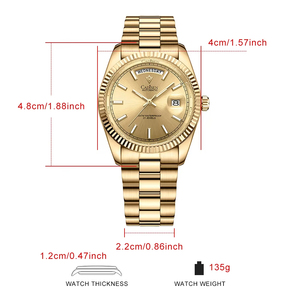 Reloj Mecánico Automático de Lujo para Hombre <span class=keywords><strong>CADISEN</strong></span> DD40, Caja de Acero Inoxidable, Cristal de Zafiro, Resistente al Agua 10 Bar, Movimiento Japonés MIYOTA - Product Image 5