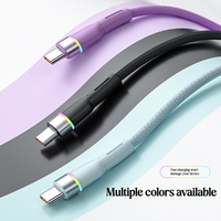 Bestseller 120W Superschnelles Typ-C Kabel Nylon-Ummantelung LED-Anzeige Datenübertragung 3A Schnellladung iPhone für 1M