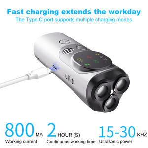 Dispositivo repelente ultrasónico para perros Dispositivo antiladridos de 25kHz Dispositivo de entrenamiento repelente de perros antiladridos para mascotas con luz LED - Product Image 6