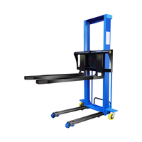 Vente chaude 0.5 tonnes chariot élévateur auto-élévateur marche Portable Semi-électrique auto-élévateur manuel charge de palette Walkie empileur Machine