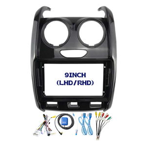 Meihua - Kit de Accesorios para Tablero con Pantalla IPS de 9 Pulgadas, Marco para Tablero de Instrumentos para <span class=keywords><strong>RENAULT</strong></span> <span class=keywords><strong>DUSTER</strong></span>, Reproductor de DVD, Cámara de Reversa, Radio - Product Image 1