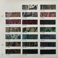 Cuir synthétique PU gaufré à motif animal, résistant à l'usure et aux rayures, 0,7-1,0 mm, pour sacs, boîtes cadeaux, chaussures