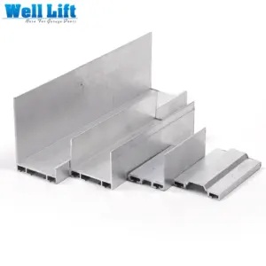 Aluminium Rolluik Accessoires Geleiderail Voor Garagedeuren