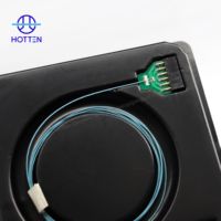 Kabel Koaksial Hotten OV6946 2 X LED 5C/3C/7C, Perakitan Kabel Mikro Koaksial, Konduktor Paduan Tembaga Berlapis Perak, Selubung PFA untuk Medis