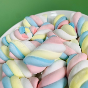 Malvaviscos de Colores en Espiral, Dulces al por Mayor, Deliciosos y Coloridos, Malvaviscos de Algodón de Azúcar - Product Image 2