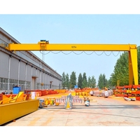 Grue semi-portique électrique à poutre simple de 10 tonnes, type rail, personnalisée 2027 BMH