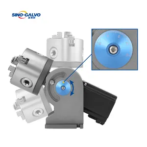 Sino Galvo D80 Rotary Attachment For Laser Marking Machine Rotary Axis Rotary Device For Jewelry Ring Engraving