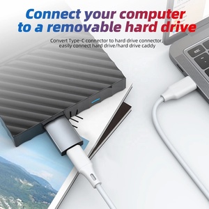 Adaptateur Micro <span class=keywords><strong>B</strong></span> <span class=keywords><strong>USB</strong></span> <span class=keywords><strong>C</strong></span> 3.0 mâle vers Type <span class=keywords><strong>C</strong></span> femelle, connecteur USB3.0 Type-<span class=keywords><strong>C</strong></span> Micro <span class=keywords><strong>B</strong></span> pour disque dur externe, <span class=keywords><strong>c</strong></span>âble HDD - Product Image 4