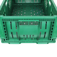 Caisse de stockage pliable en plastique carré, pour fruits et légumes, de haute qualité, nouvelle Promotion