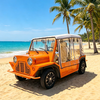 Voiture électrique Moke Beach Buggy 4 places, nouvelle conception, batterie lithium, certifiée EEC, 96V, version originale.