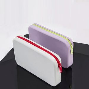 Luxury <b>Mini</b> Silicone Coin Purse <b>Pouch</b> for Women Girls-Custom Logo Cute Travel Zipper Makeup Cosmetic Kids Wallets Cardholders - Product Image 2