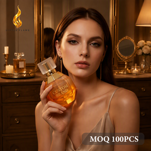 <span class=keywords><strong>Parfum</strong></span> d'ambre de luxe pour femmes |   Flacon en verre taillé au diamant EDP, marque privée, spray d'arôme persistant, OEM ODM, brume <span class=keywords><strong>parfum</strong></span>ée 100ml - Product Image 1