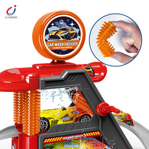 Station de lavage de <span class=keywords><strong>voitures</strong></span> multifonctionnelle Chengji Toys, <span class=keywords><strong>garage</strong></span> de stationnement pour <span class=keywords><strong>voitures</strong></span> de course, petite voiture en alliage, simulation de changement de couleur - Product Image 2