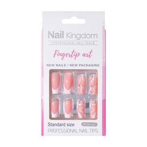 Nouvelle presse sur les ongles <span class=keywords><strong>avec</strong></span> embouts français blancs <span class=keywords><strong>Strass</strong></span> Luxe longue longueur pour traîner ou faire du shopping 30pcs - 15 tailles - Product Image 6