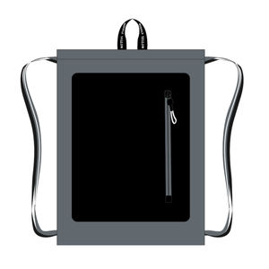 Sac à dos unisexe multifonctionnel en polyester, grande capacité, anti-vol, avec cordon de serrage, imperméable, en matériaux spéciaux - Product Image 4