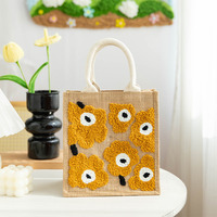 Kit de broderie au poinçon DIY très prisé pour débutants - Ensemble de broderie pour sac fourre-tout en plastique de style moderne et kit d'art interactif