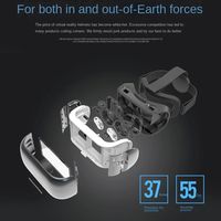 Lunettes 3D Moke Magic Shell 2ème génération, lunettes de réalité virtuelle intelligentes, casque VR monté sur la tête, livraison rapide