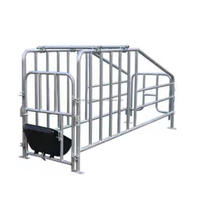 Nouvelle cage de gestation pour porcs KERUIJIA pour élevage, avec une capacité de charge élevée, en acier inoxydable, traitement de surface galvanisé à chaud