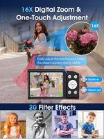 Kamera Digital Mini portabel 4K DC402, perangkat portabel saku Sensor CMOS perekaman Video Selfie UHD, kamera Digital Mini portabel 4K DC402