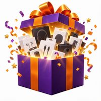 Coffret Cadeau Surprise Électronique 3C Avancé, Pack d'Accessoires Technologiques Mixtes avec Écouteurs TWS et Casques Audio