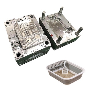 Tùy chỉnh khuôn Maker mèo nhà vệ sinh phần nhựa ép phun cho Mèo Hộp xả rác - Product Image 1