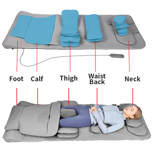 Matelas de <span class=keywords><strong>massage</strong></span> à compression d'air OEM, chauffage intégral, musique Bluetooth, étirement 3D, yoga thaïlandais, thérapie physique, utilisation à domicile - Product Image 5