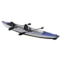 GeeTone Inflatable Drop Stitch PVC 2 Người Câu Cá Kayak Inflatable Kayak PVC Hai Lớp Drop Stitch Kayak