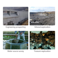 Détecteur souterrain multicanal 32 voies pour mines d'or, 300m-5000m, avec IA, pour l'exploration de minerais non métalliques