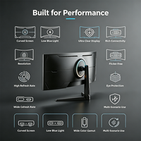 Monitor curvo ultrapanorámico para juegos de 49 pulgadas 32:9, 3840*1080, frecuencia de actualización de 144Hz, 300cd/m², luz azul baja, monitor de pantalla para juegos de PC