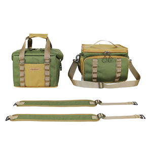 Sac à dos en polyester recyclable grande capacité, décontracté, pour le camping, double couche, avec fermeture éclair, portable, pour la conservation de la chaleur en extérieur - Product Image 2