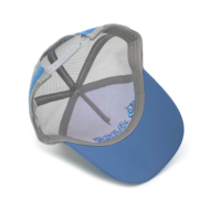 Casquettes de camionneur en gros, imperméables, personnalisées, en maille, 5 panneaux, avec logo brodé