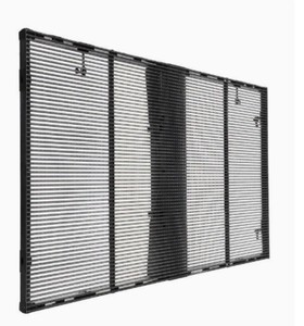 Efficient Transparent LED <b>Mesh</b> Screen for Building Facade Media - Product Image 1