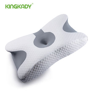 Bantal ortopedi Modern ergonomis dukungan bahu leher bantal sekitar kupu-kupu pusat lubang desain dapat disesuaikan untuk kamar tidur - Product Image 1