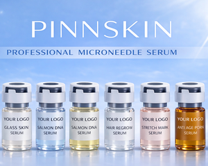 PINNSKIN Kit de Microinfusión Facial con 6 Ampollas de Suero Líquido para Microneedling de 5 ml, Vitamina C, Hidratante, Piel Radiante, Antienvejecimiento - Product Image 2