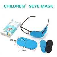 Enfants foudre lunettes masque pour les yeux coloré fourrure bande de couchage pour les femmes hiver voyage mignon doux Animal yeux couverture bandeau