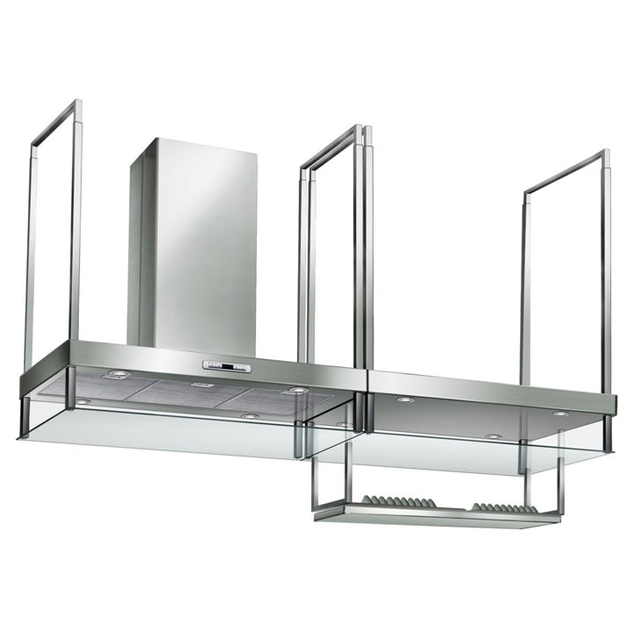 2019 Popular Top Suction Type Island Range Hood for Commercial Kitchen