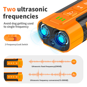 Một Mazon Hot Bán Đa Chức Năng Có Thể Sạc Lại Siêu Âm Dog Răn Răn Răn Răn Đào Tạo Cổ Áo Vỏ Cây Điều Khiển Tay Chống sủa Thiết Bị - Product Image 3