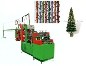 Automatic 4 Lines Christmas Tree Drawing Leaf Making Machine For Produce Christmas Branch Wedding Birthday Party Decorations