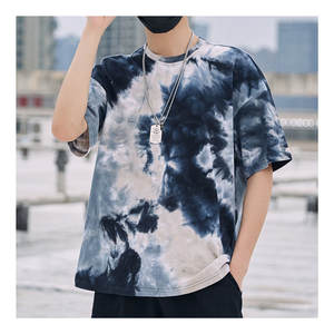 <span class=keywords><strong>Ropa</strong></span> de hombre camisa dos colores camiseta tinte camiseta Tie Dye mameluco Tye Dye camisas - Product Image 4